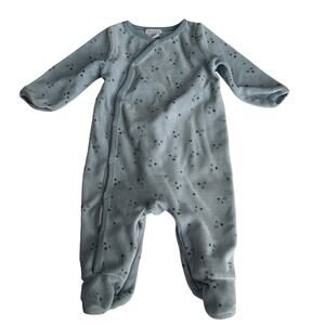 Adorable Absorba Green Star Print Sleeper - 3/6 Months